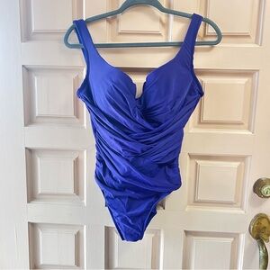 Elegant purple One-Piece Swimsuit